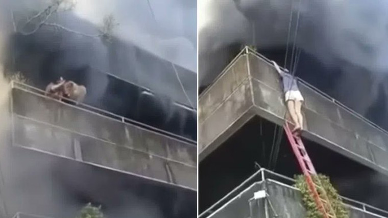 فلپائن میں خاتون پالتو کتوں کو بچانے کے لیے آگ میں کود گئی