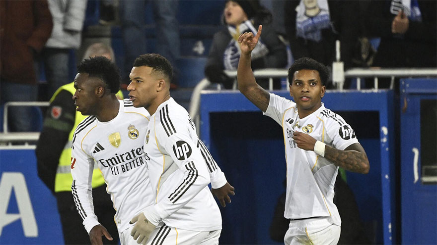 Rodrygo scrapes Real Madrid win at Alaves