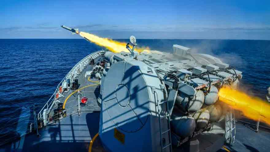 Pakistan Navy conducts successful Live Weapon Firing of surface to air missile