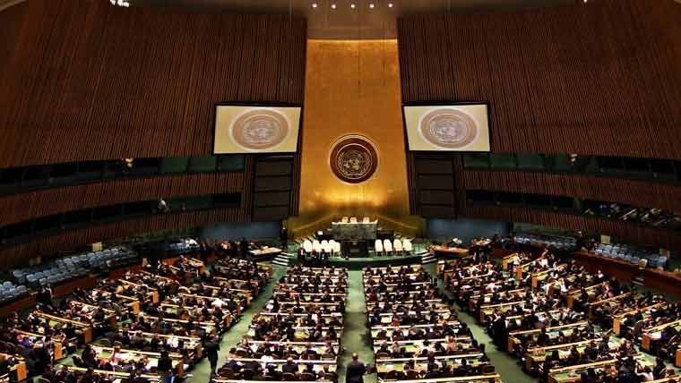 اقوام متحدہ میں فلسطینی عوام کے حق خودارادیت کی توثیق کی قرارداد منظور