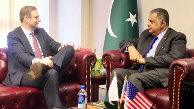 سفیرِ پاکستان کی امریکی صدارتی کونسل برائے ڈیجیٹل اثاثہ جات کے ایگزیکٹو ڈائریکٹر سے ملاقات