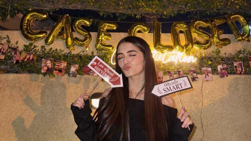 'Case Closed': Meerub Ali enjoys intimate backyard party for law graduation