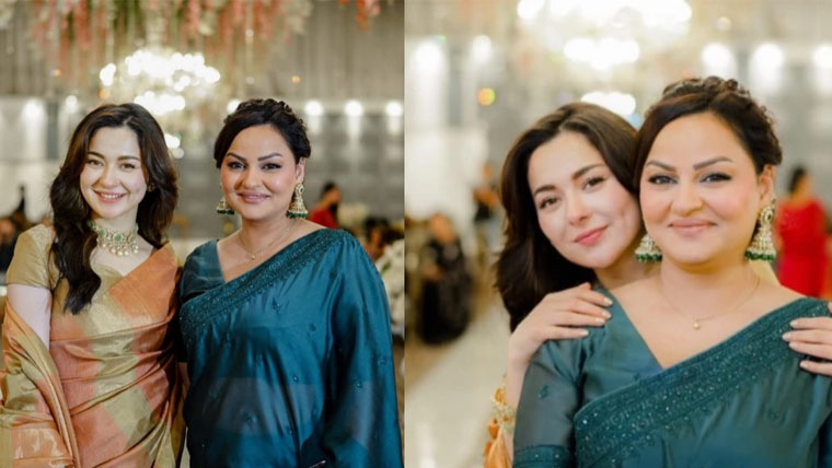 جویریہ عباسی نے ڈرامہ سیٹ پر ہانیہ عامر کی نظرِ بد اتارتے ہوئے مداحوں کے دل جیت لیے