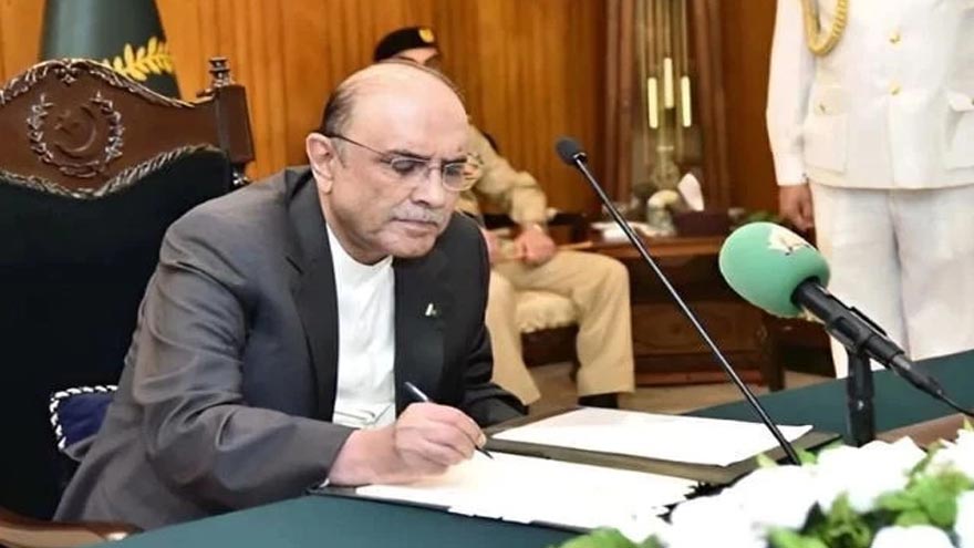 President Zardari approves key legislation, returns Danish Schools Authority Bill for review