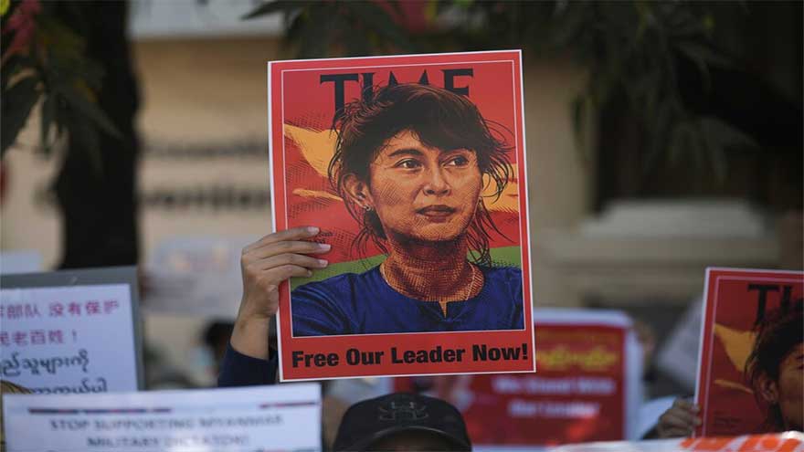 Myanmar junta says Suu Kyi 'in good health' after son raises alarm