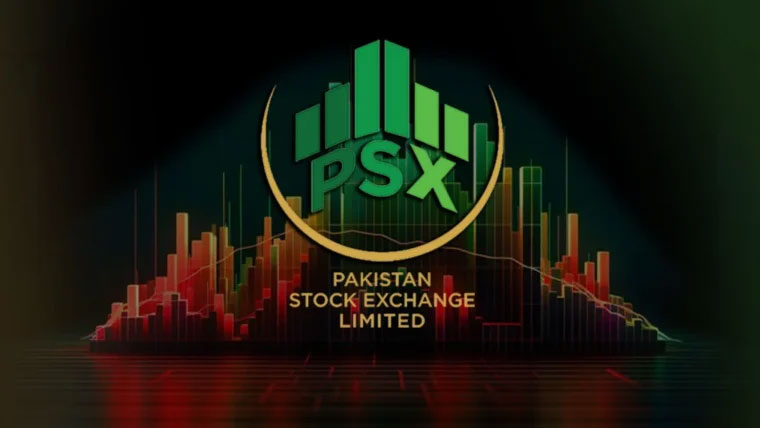 سٹاک مارکیٹ میں اتار چڑھاؤ، ہنڈرڈ انڈیکس منفی زون میں بند ہوا