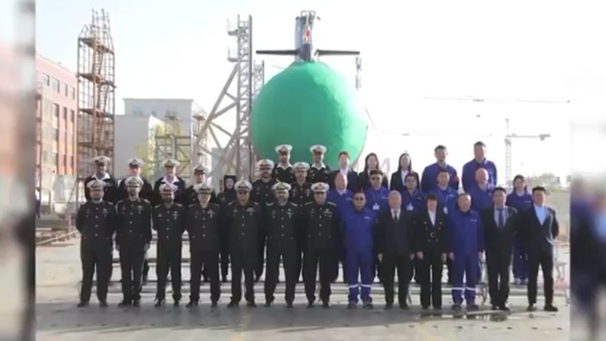 Pakistan Navy launches fourth Hangor class submarine GHAZI in China