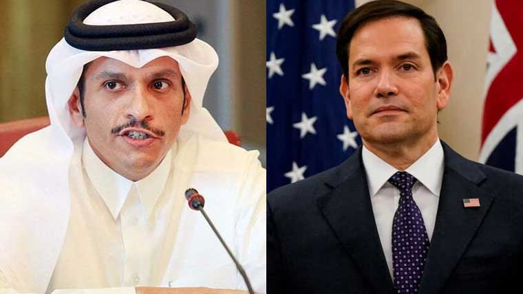 امریکی وزیر خارجہ کی قطری ہم منصب سے ملاقات، سٹرٹیجک شراکت داری پر تبادلہ خیال