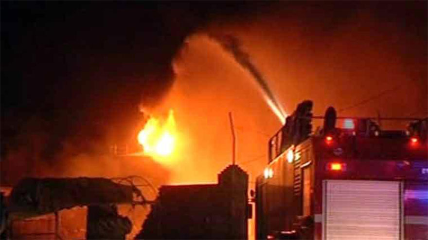 Two laborers killed as fire gutted cotton factory in Faisalabad