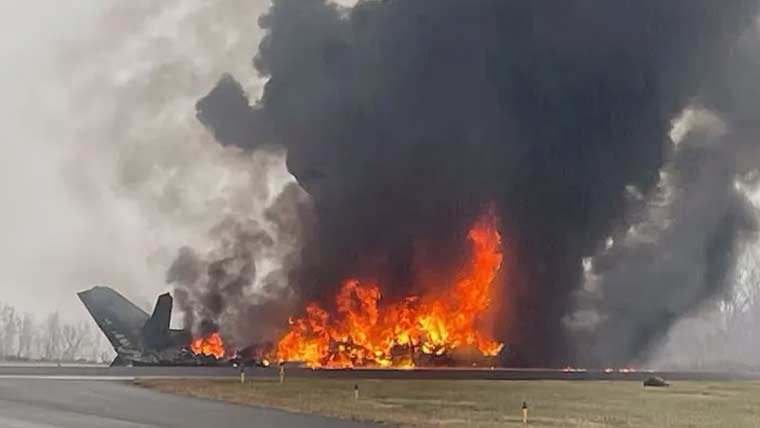 امریکی ریاست نارتھ کیرولائنا میں طیارہ گر کر تباہ، 7 افراد ہلاک
