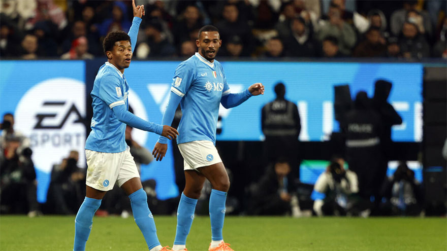 Napoli beat Milan in Italian Super Cup semi-final