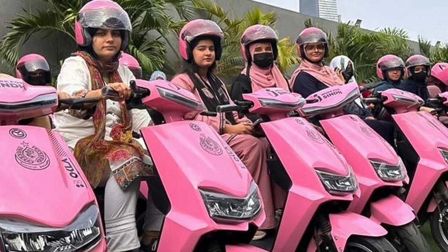 Sindh govt launches scooter training programme for women