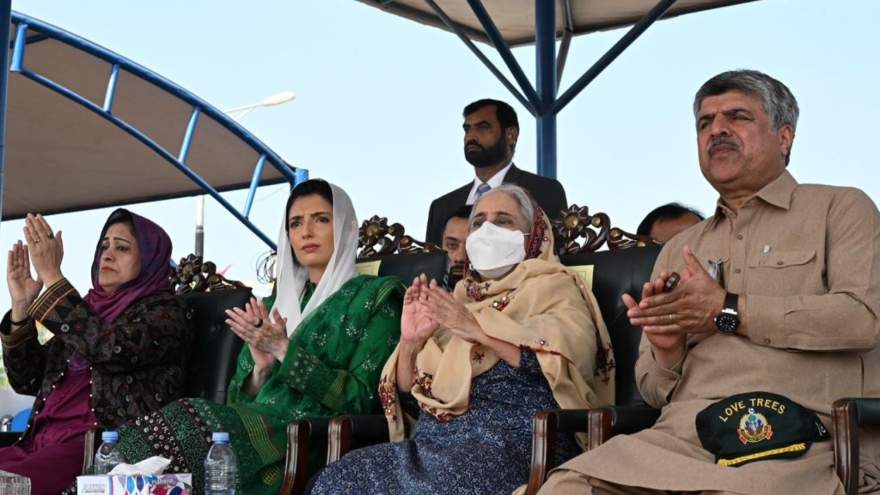 Aseefa Bhutto Zardari attends 5th passing-out parade at Bakhtawar Cadet College