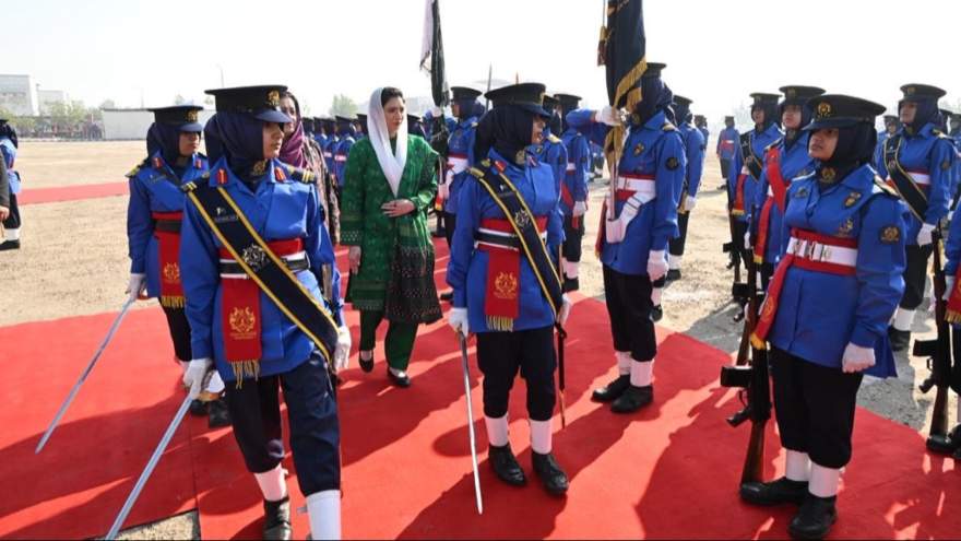 Aseefa Bhutto Zardari attends 5th passing-out parade at Bakhtawar Cadet College