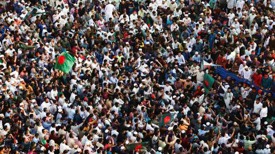 Tens of thousands attend funeral of killed Bangladesh student leader