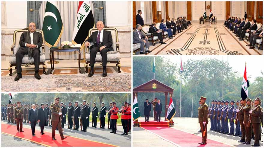 Pakistan, Iraq vow to bolster bilateral ties