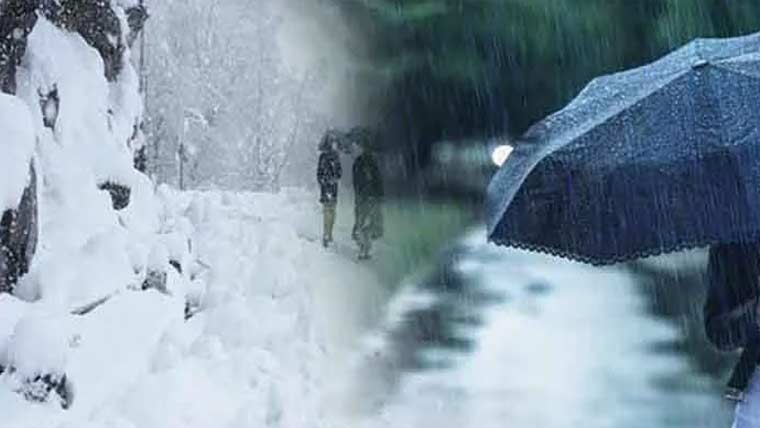 خیبرپختونخوا، بلوچستان، آزاد کشمیر میں بارش و برفباری سے موسم مزید سرد