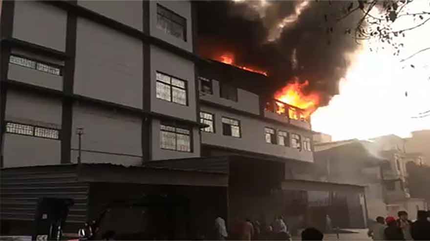 Fire at factory in Karachi's export processing zone brought under control