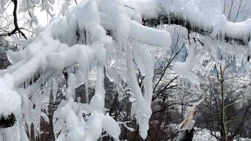 Spell of rain, snowfall turns weather chilly