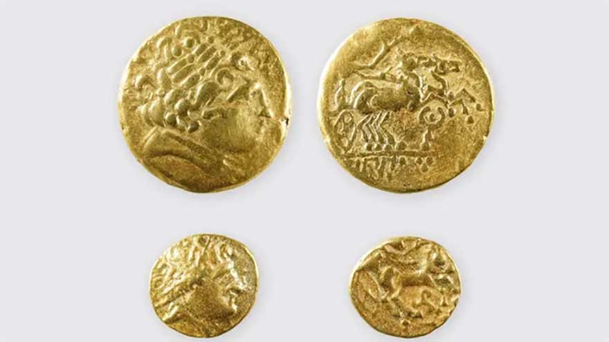 2,300-year-old Celtic gold coins found in Swiss bog