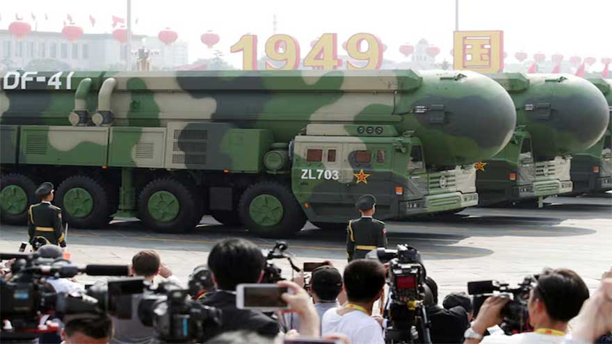 Dunya News China likely loaded more than 100 ICBMs in silo fields, Pentagon report says