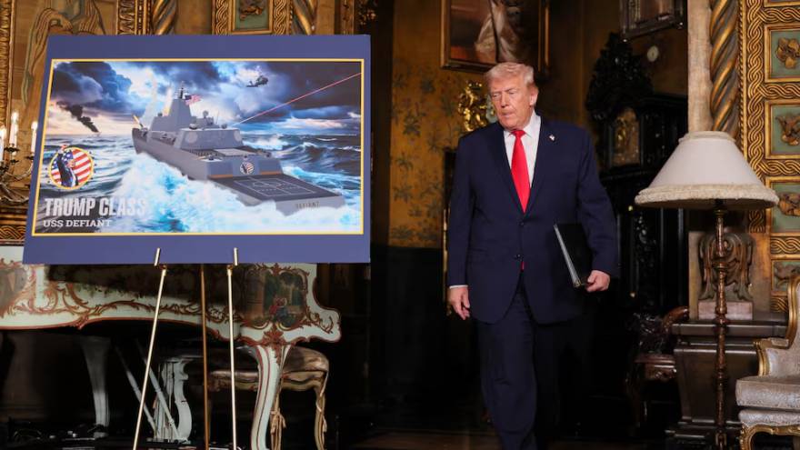 Trump unveils plan for 'Trump-class' battleships to boost US sea power