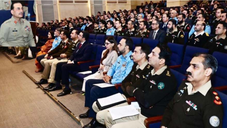Field Marshal Asim Munir flags multi-domain security challenges during NDU visit