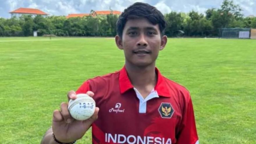 Five wickets, one over: Gede Priandana scripts historic T20I moment for Indonesia