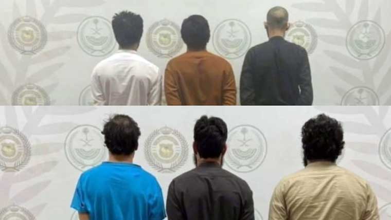 سعودی عرب میں بھاری مقدار میں منشیات وصول کرتے 6 پاکستانی گرفتار