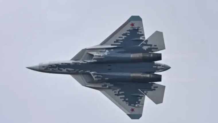 روسی کمپنی کا سخوئی 57 کی نئے ففتھ جنریشن انجن کے ساتھ کامیاب آزمائشی پرواز کا دعویٰ