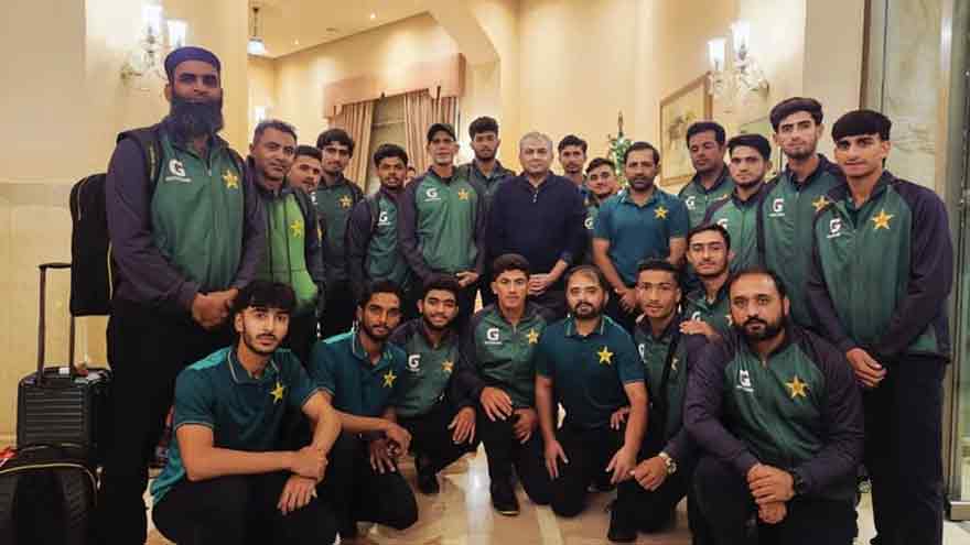 Pakistan U-19 team departs for Zimbabwe to compete in tri-series, ICC World Cup