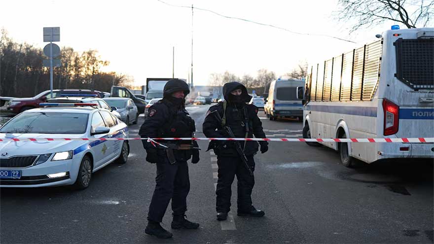 Two police officers killed by bomb in Moscow near site of Russian general's killing