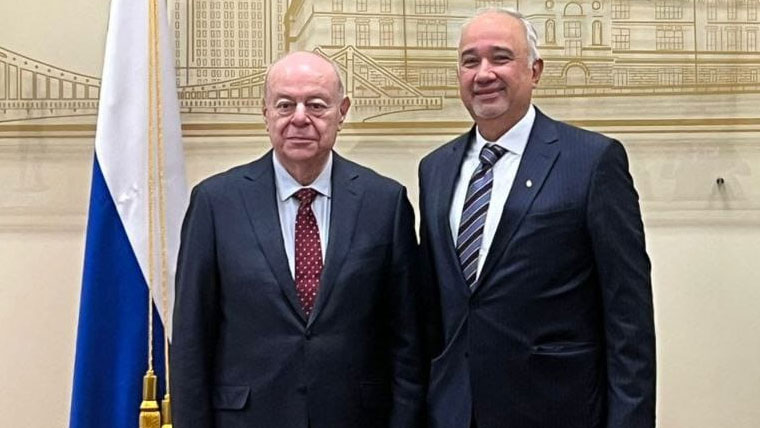 ماسکو: پاکستانی سفیر فیصل نیاز ترمذی کا روسی وزارتِ خارجہ کی ڈپلومیٹک اکیڈمی کا دورہ