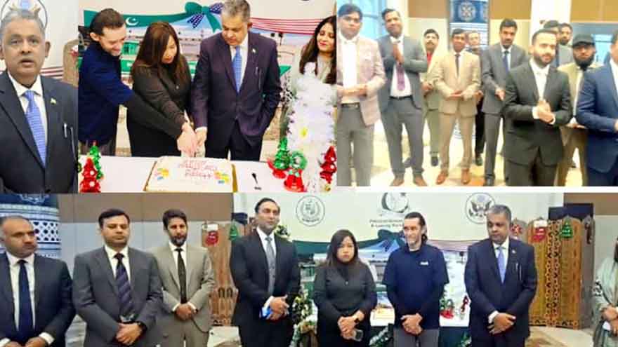 Pakistani Embassy in Washington hosts Christmas celebration, envoy calls for interfaith harmony