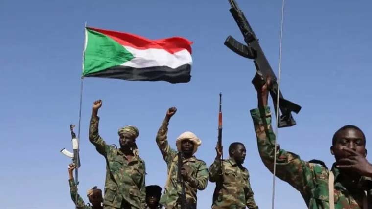 سوڈانی فوج کا جنوبی دارفور میں آر ایس ایف کے اسلحہ ڈپو پر حملہ