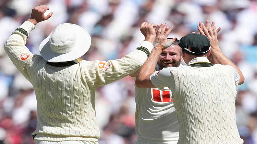 England bowled out for 110 in reply to Australia's 152 in fourth Ashes Test