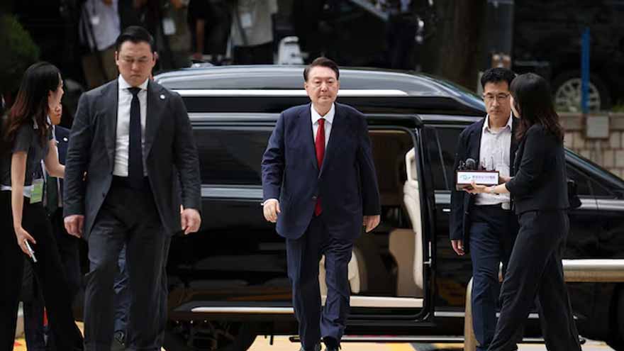 South Korea prosecutor seeks 10-year jail term for ex-President Yoon, Yonhap says