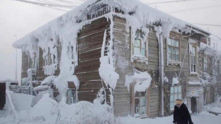 روس : اومیاکون میں ریکارڈ سردی، درجہ حرارت منفی 56 ڈگری سینٹی گریڈ تک گرگیا