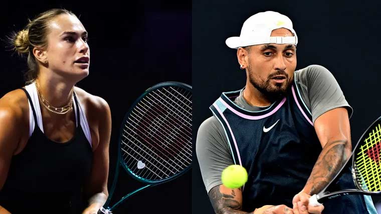 ٹینس کی دنیا کا انوکھا مقابلہ، ارینا سبالینکا اور نک کرگیوس آمنے سامنے