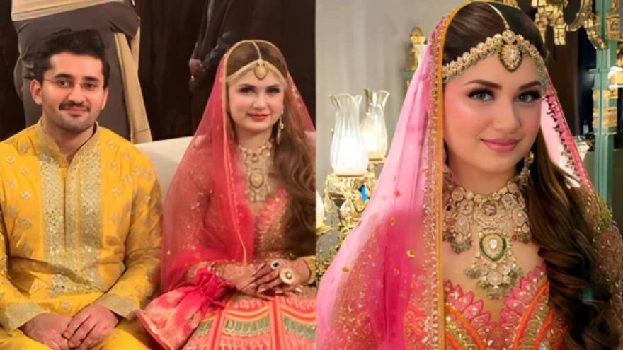 Wedding pictures of Rahat Fateh Ali Khan's daughter go viral