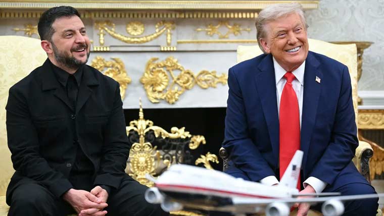 روس یوکرین امن معاہدہ، زیلنسکی آج امریکی صدر سے ملاقات کریں گے