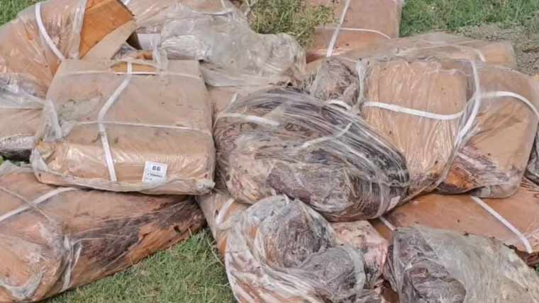 موٹروے پولیس کی کارروائی، مضرِ صحت گوشت سپلائی کرنے والی وین پکڑ لی