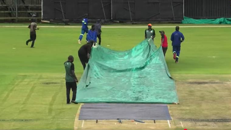 انڈر 19 سہ ملکی سیریز: پاکستان اور زمبابوے کا میچ بارش کی نذر ہوگیا