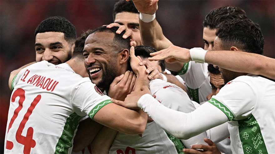 El Kaabi brace helps Morocco reach AFCON last 16 as group winners