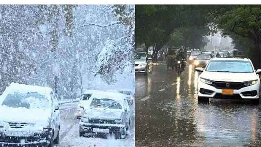 Cloudy skies in Karachi as rain forecast; snow hits northern Khyber Pakhtunkhwa