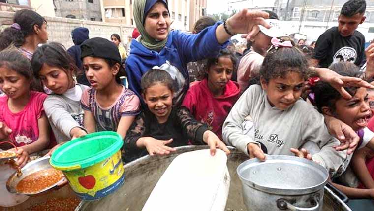 غزہ میں انسانی بحران: 10 ممالک کے وزرائے خارجہ کا امداد کیلئے رکاوٹیں ختم کرنے کا مطالبہ