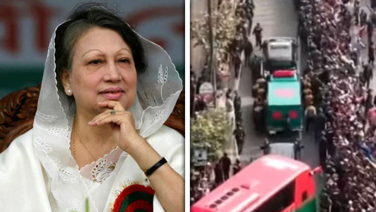 بنگلادیش کی سابق وزیراعظم خالدہ ضیاء کی نماز جنازہ ادا کر دی گئی