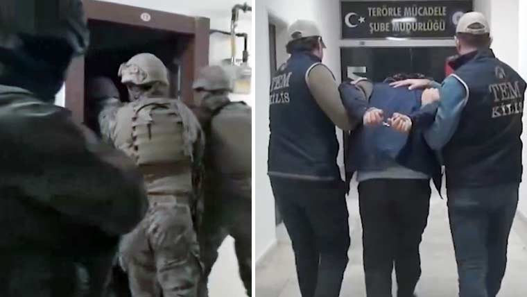 ترکیہ میں داعش کے خلاف آپریشن، مزید 125 مشتبہ افراد گرفتار