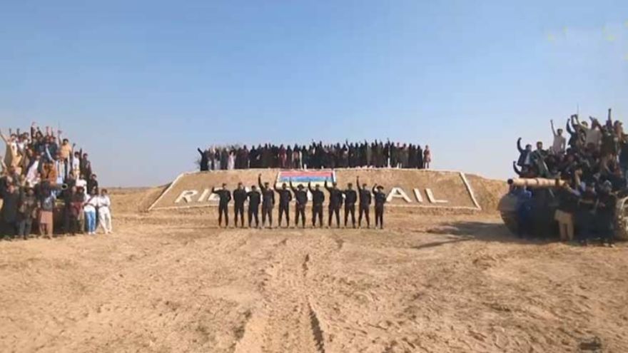 Veterinary students experience military training at Pakistan Army firing range