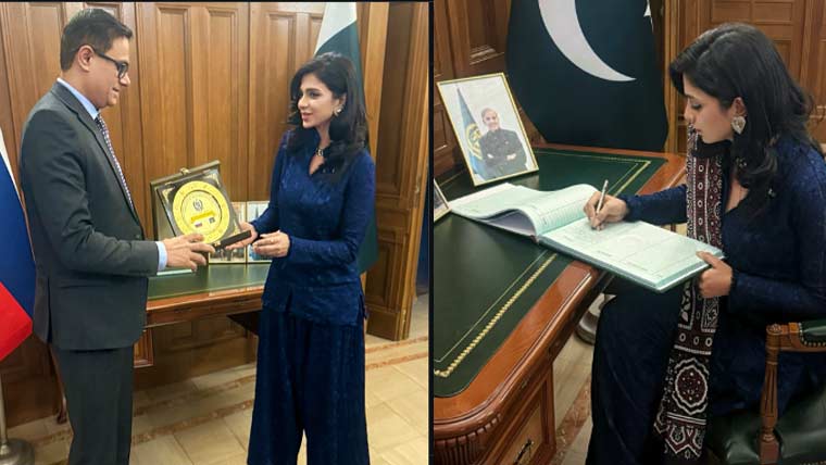 سونیا حسین کو پاکستانی ثقافت کی نمائندگی پر روس میں خصوصی اعزاز سے نوازا گیا